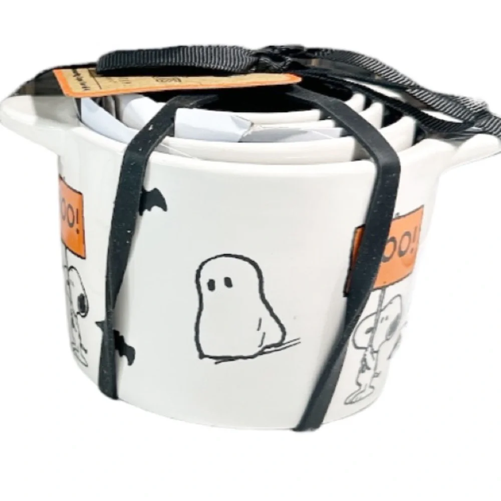 NEW VHTF RAE DUNN/PEANUTS Halloween Measuring Cup Set/4 🎃🎃🎃
